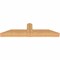 Ekena Millwork Portland Smooth Timber Gable Bracket, Western Red Cedar, 60"W x 15"H x 5 1/2"D x 5 1/2"F, 6/12 Pitch GBW060X15X0606POR00SWR - alternate 3